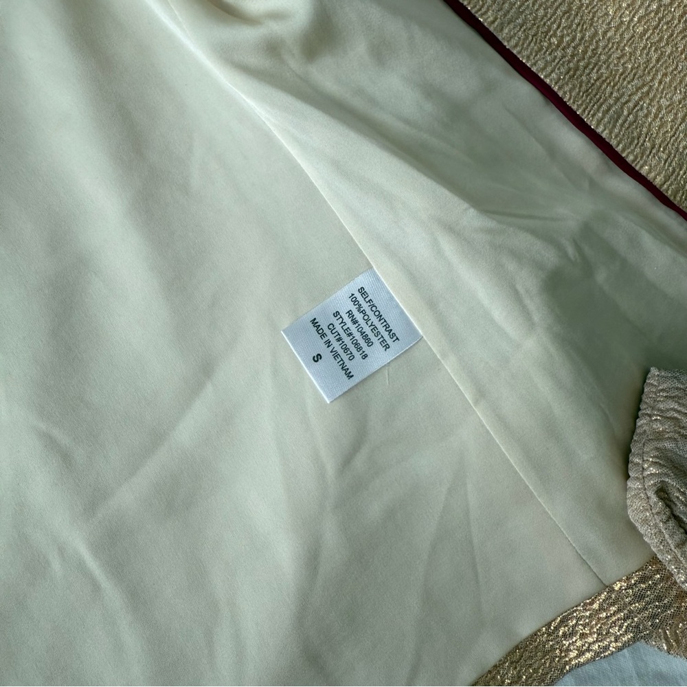 Chloe K Gold Women's Blazer - Picture 6 of 8